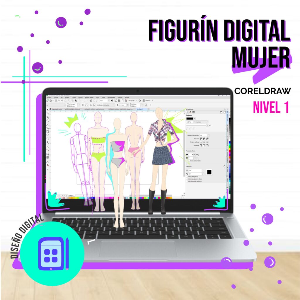 Figurin Digital Mujer Nivel 1